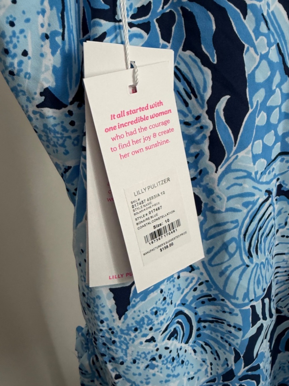 NWT Lilly Pulitzer Solaria One Piece - Picture 3 of 3